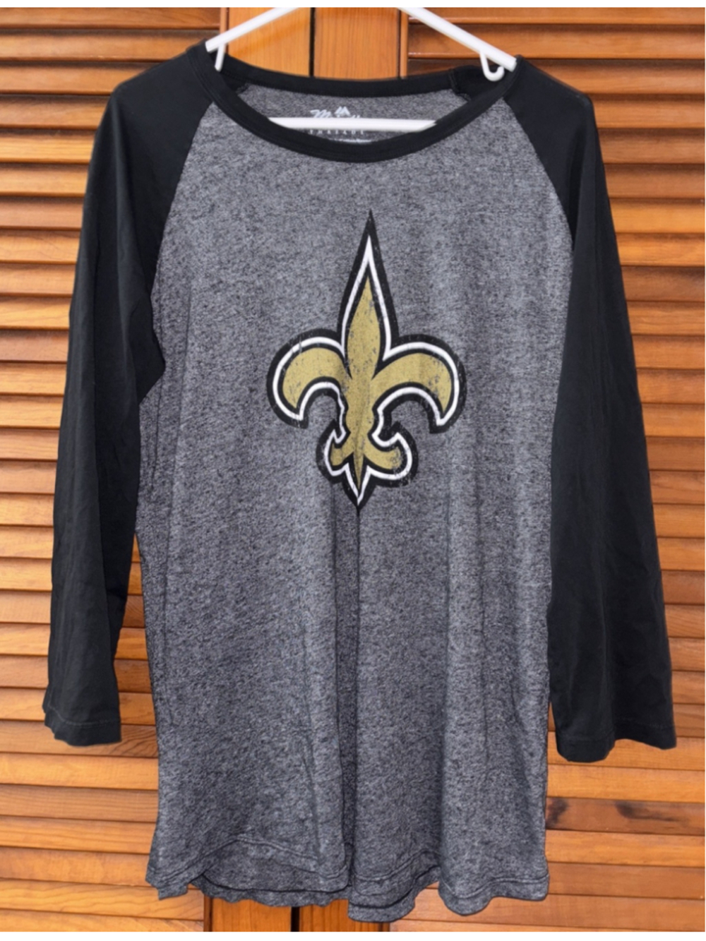 New Orleans Saints Alvin Kamara #41 3/4 Sleeve T-Shirt Women's 2X